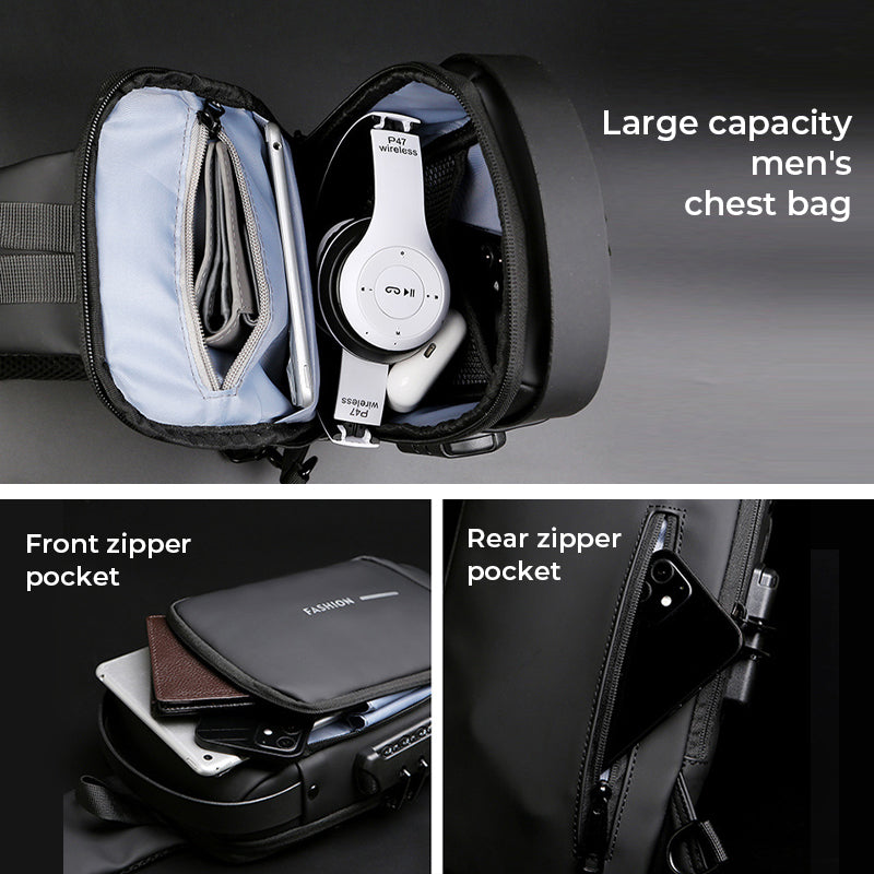 ✨BIG SALE✨🎁Christmas gift——💼USB Charging Sport Sling Anti-theft Shoulder Bag