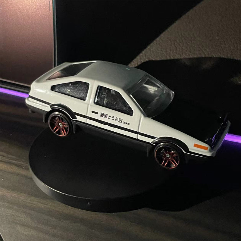 Alloy Car Model AE86 Drift Tail Spin Car Ornament