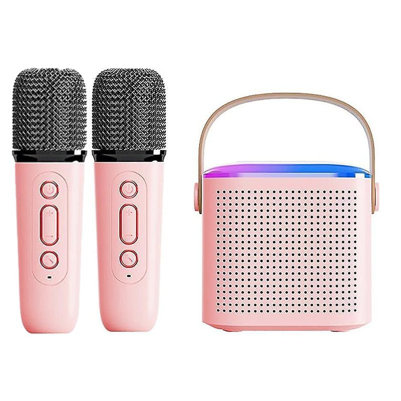 Mini Karaoke Machine with Wireless Microphones