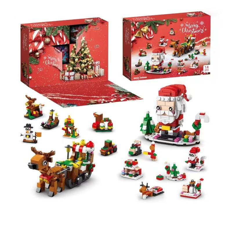 2024 New Christmas Building Blocks Gift Box