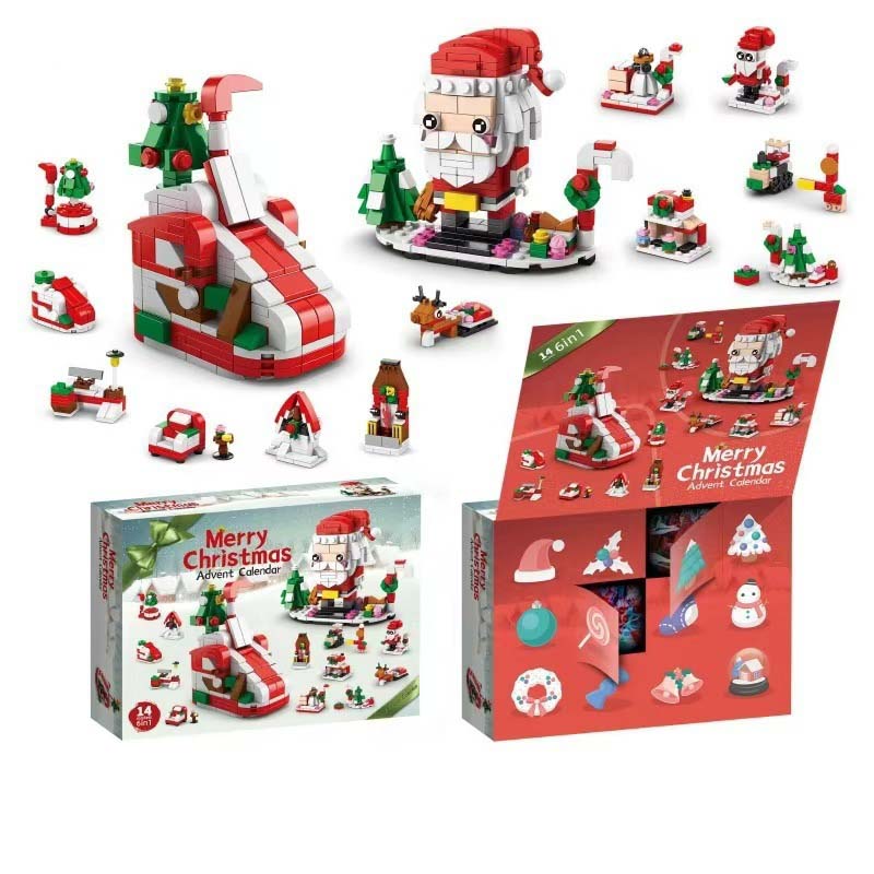 2024 New Christmas Building Blocks Gift Box