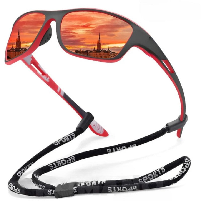 Outdoor Sports Sunglasses with Anti-glare Polarized Lens