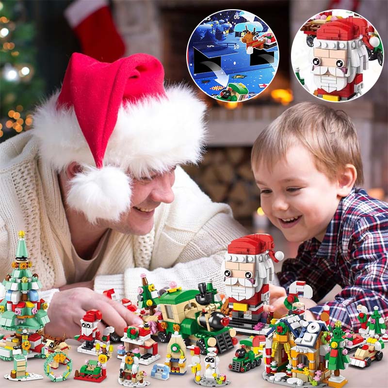 2024 New Christmas Building Blocks Gift Box