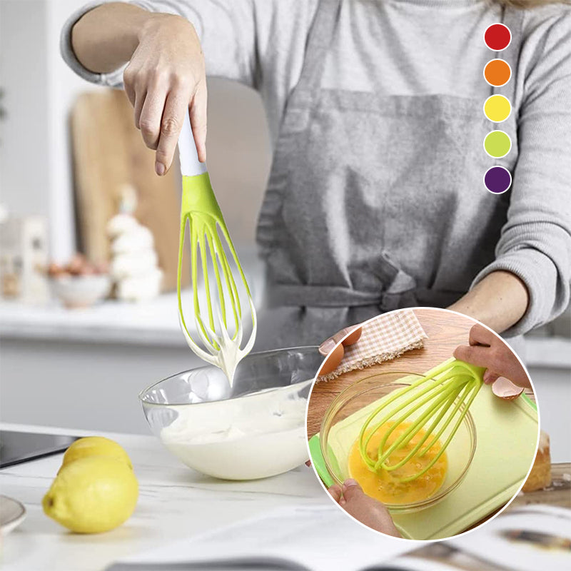 Collapsible 2-In-1 Balloon/Flat Whisk