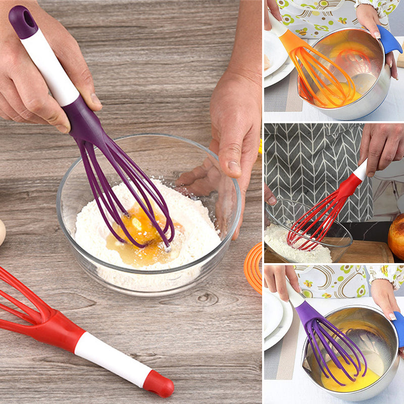 Collapsible 2-In-1 Balloon/Flat Whisk