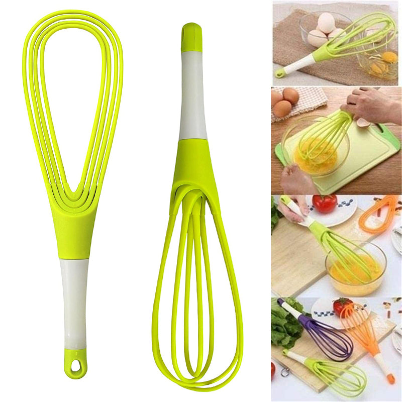 Collapsible 2-In-1 Balloon/Flat Whisk