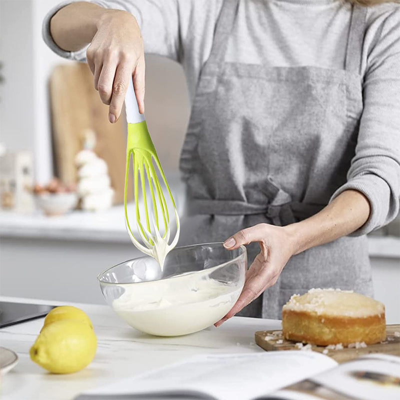 Collapsible 2-In-1 Balloon/Flat Whisk