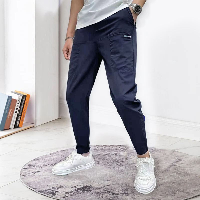 Men's High Stretch Multi-pocket Skinny Cargo Pants