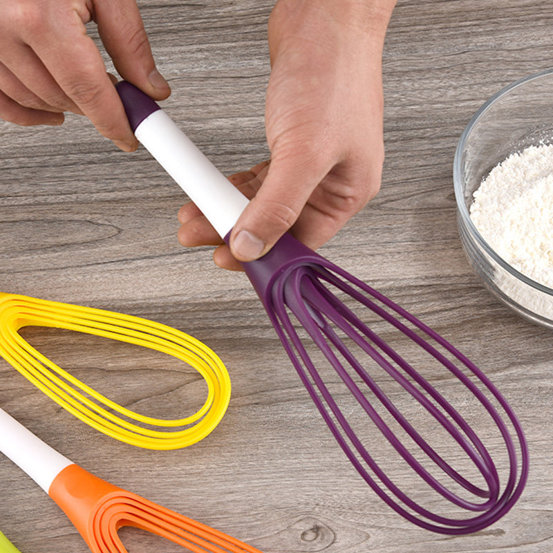 Collapsible 2-In-1 Balloon/Flat Whisk