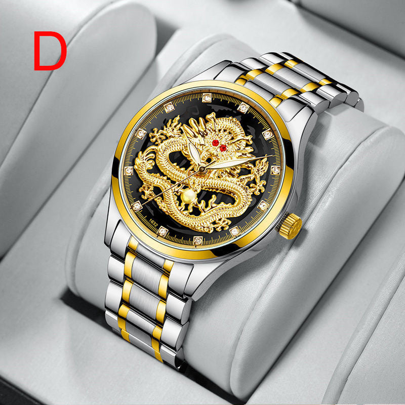 Fashionable Golden Dragon Watch