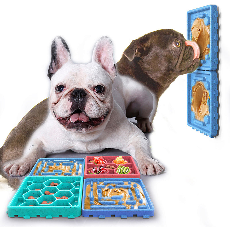 Removable Anti-Choking Slow Food Dish for Dogs