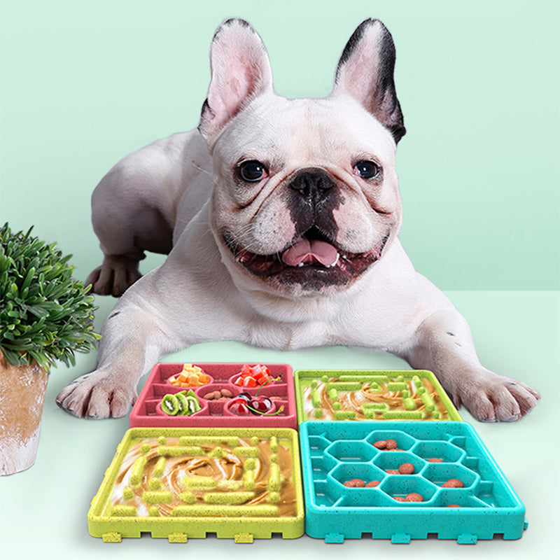 Removable Anti-Choking Slow Food Dish for Dogs