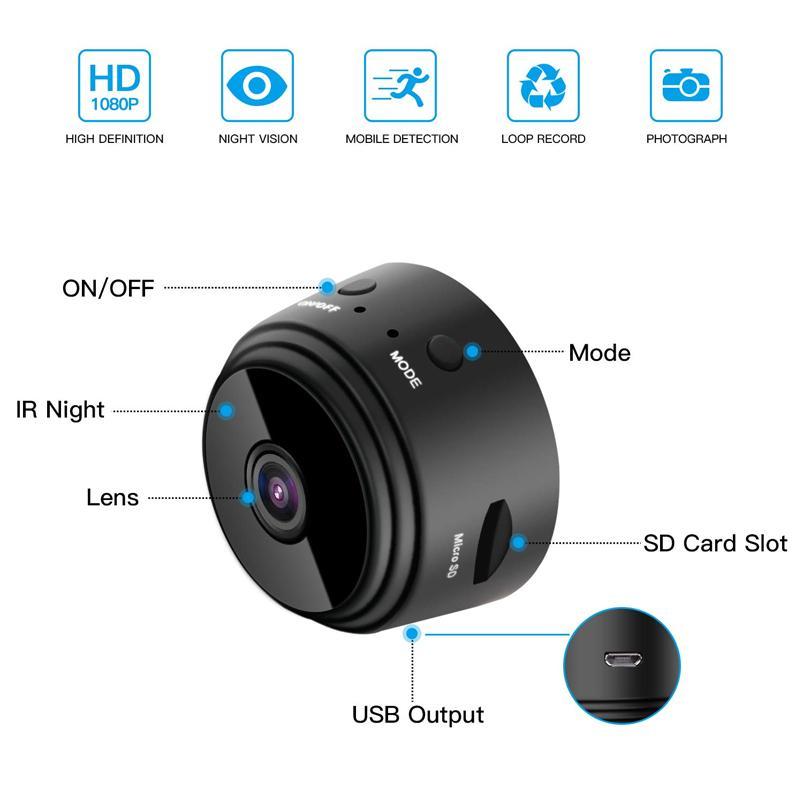 1080P HD Hot Link Remote Surveillance Camera Recorder