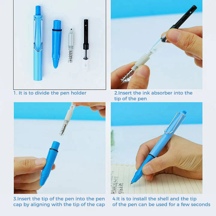 New Retractable Fountain Pen