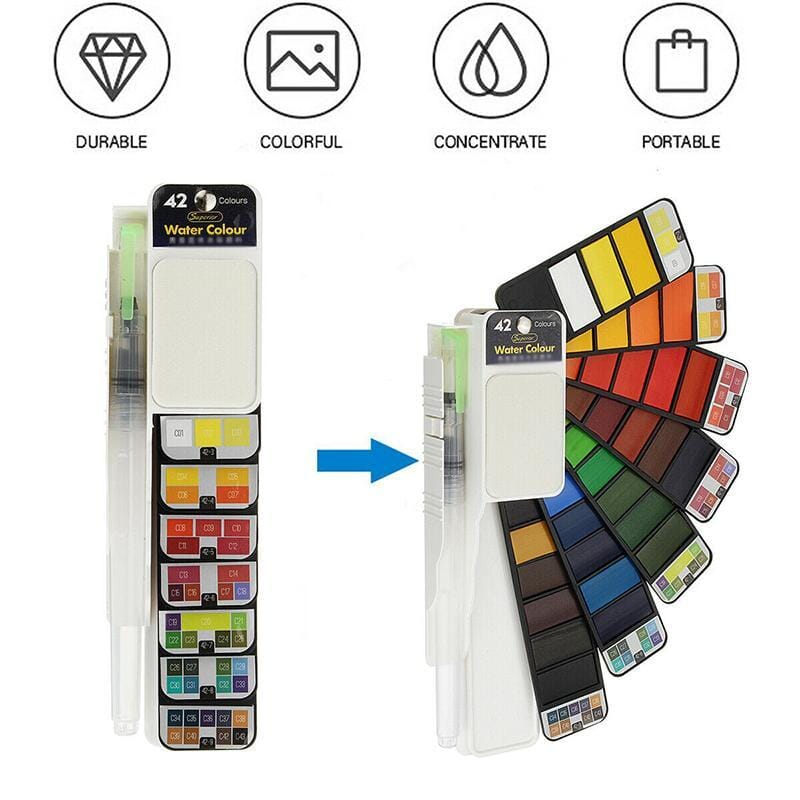 Solid Gouache Pigment Palette - let your creativity speak!