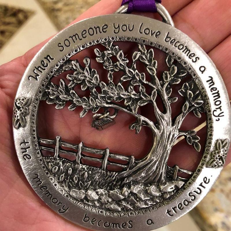 "When Someone You Love Becomes a Memory" Life Tree Memorial Ornament