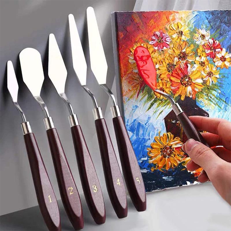 Pre-Sale>>Stainless Steel Baking Pastry Spatulas(5PCS)