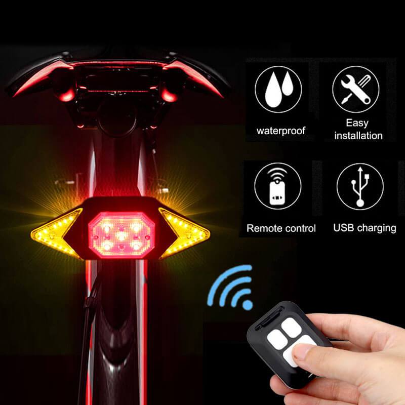 Wireless Remote Control Bike Riding Light