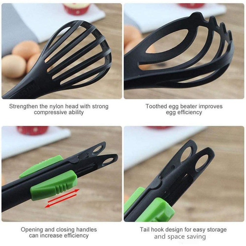 2 in 1 Food Clip & Egg Whisk