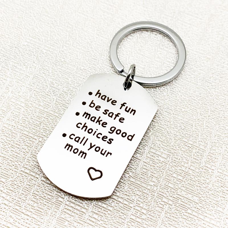 Gifts For Boys Girls Stainless Steel Keychain