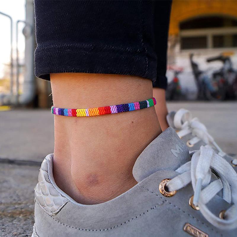 "Love Is Love" Rainbow Bracelet & Anklet