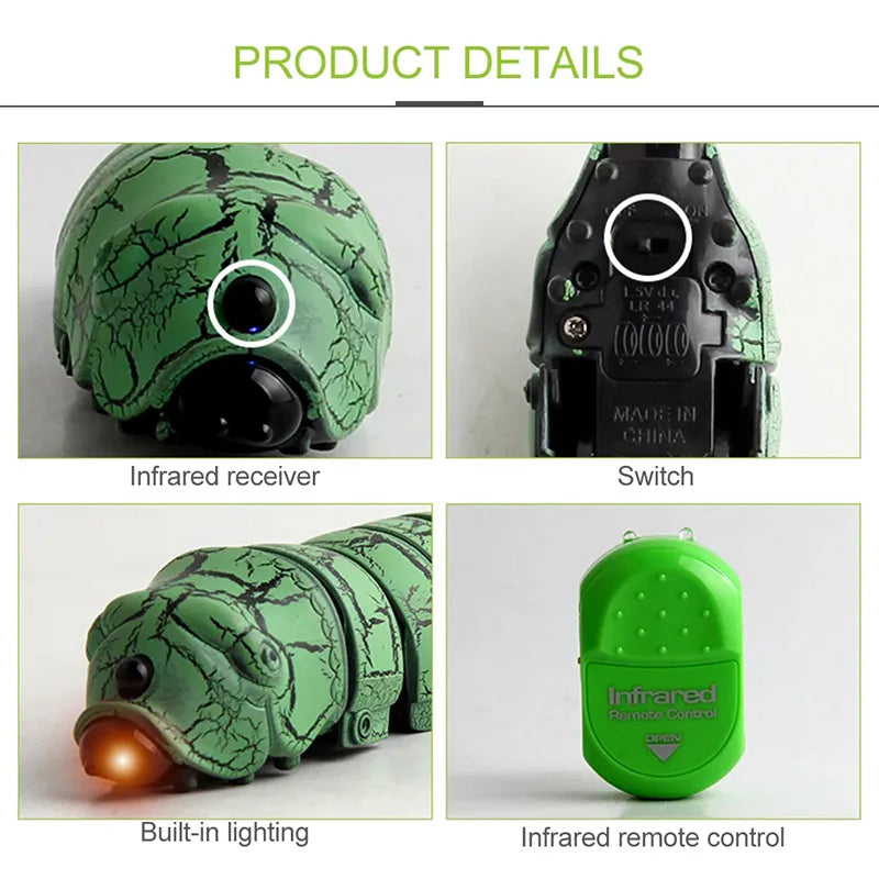 Electric Remote Control Caterpillar Toy