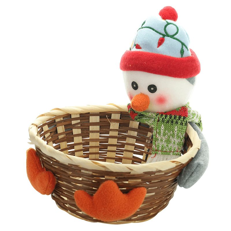 Christmas Candy Woven Basket