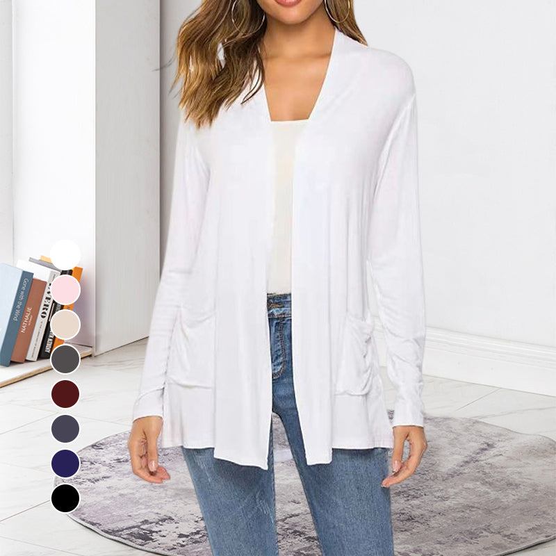Women's Casual Summer Open Front Cardigan